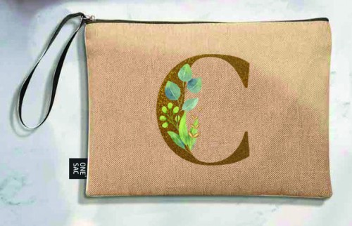 Sac à main Lettre C (Modèles variés) (25 × 18 × 1 cm)
